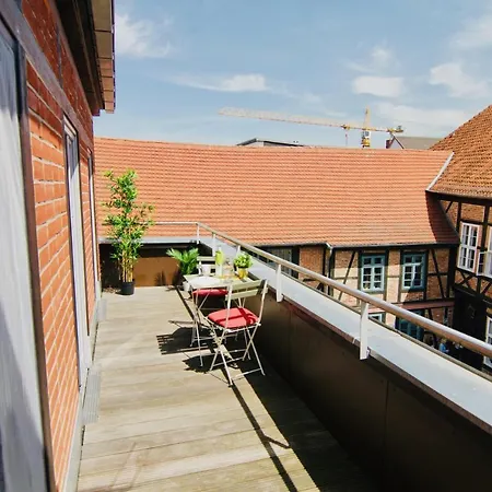 Lejlighed Fewozauber - Domspatz, 50qm, Top-lage, Style, Dachterrasse, Business *